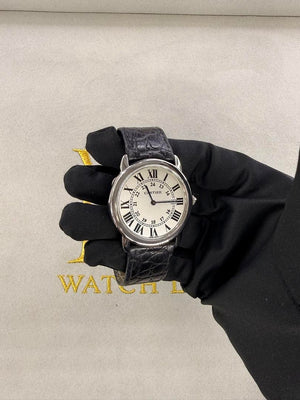 Cartier Ronde Must 36mm black strap  Model#3603