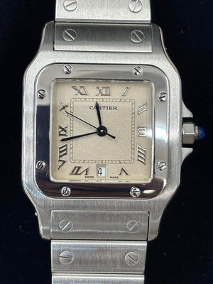 Cartier Santos Medium size SS case