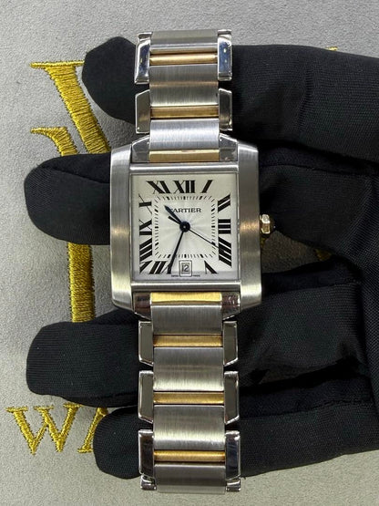 Cartier Tank Francaise 2tone Medium size Ref: 2302