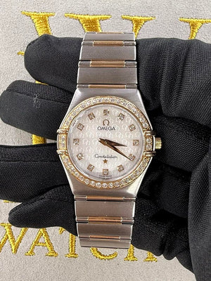 Omega Constellation Ladies 2tone Rose gold