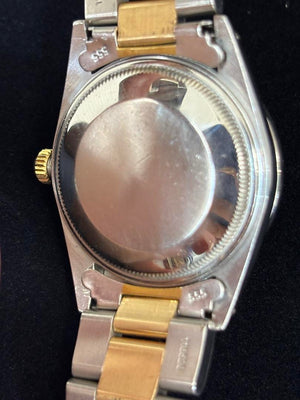 Rolex Date 34mm 2tone Oyster band Reference. 15000