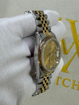 Rolex DateJust 36mm Two- Tone Jubilee band 16233