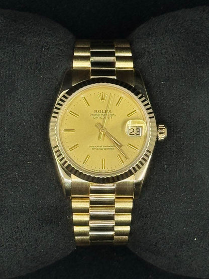 Rolex Datejust 68273 - 18K Gold Automatic Watch