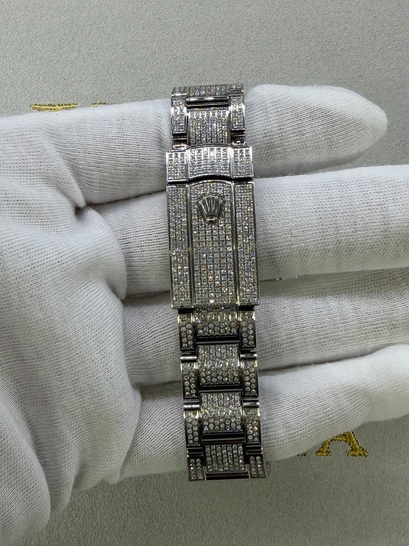 Rolex Datejust 41 "Blue Dial (Custom Diamond Set)" - Image 4