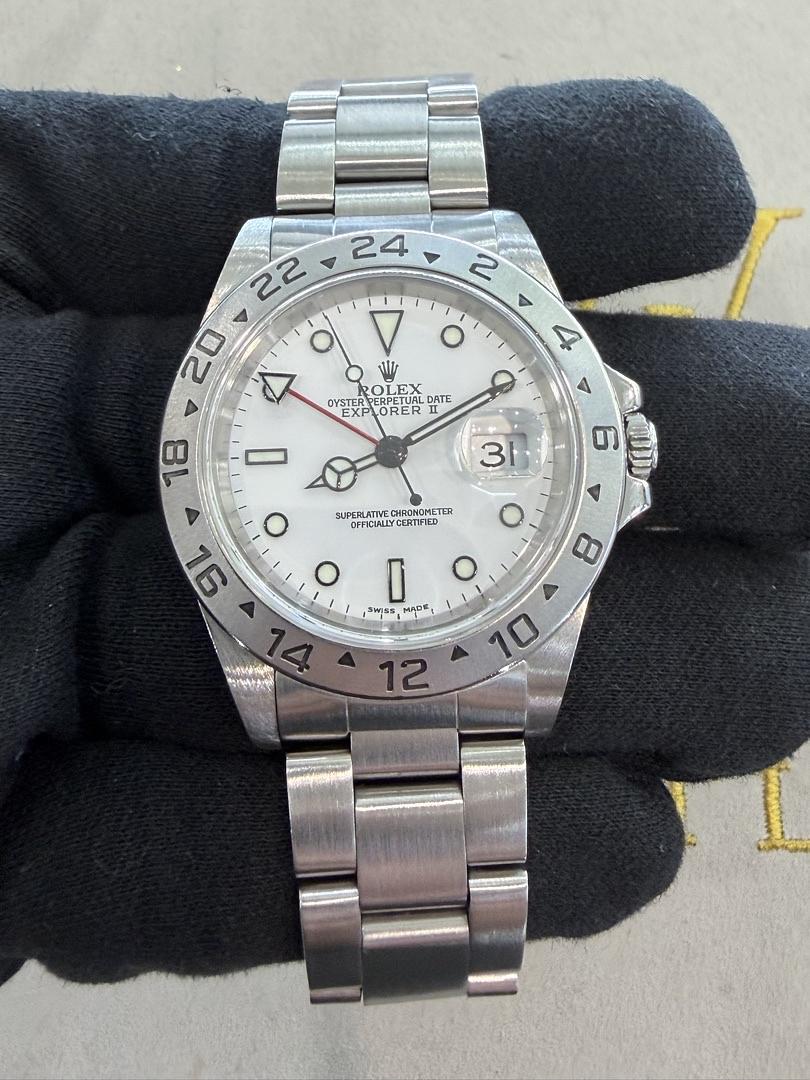 Rolex-_-Explorer-II-_-16570-_-Black-Dial-_-40mm-_-Y-Serial-2002-_-Automatic-_-Stainless-Steel-Oyster-Bracelet-_-Naked-_-9500-107742271_1-1.jpg Rolex Explorer II - Image 1