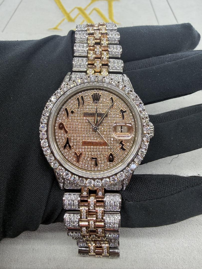 106396805-0 Rolex Datejust 36 1601 Iced-Out Diamond Dial & Bezel - Image 1