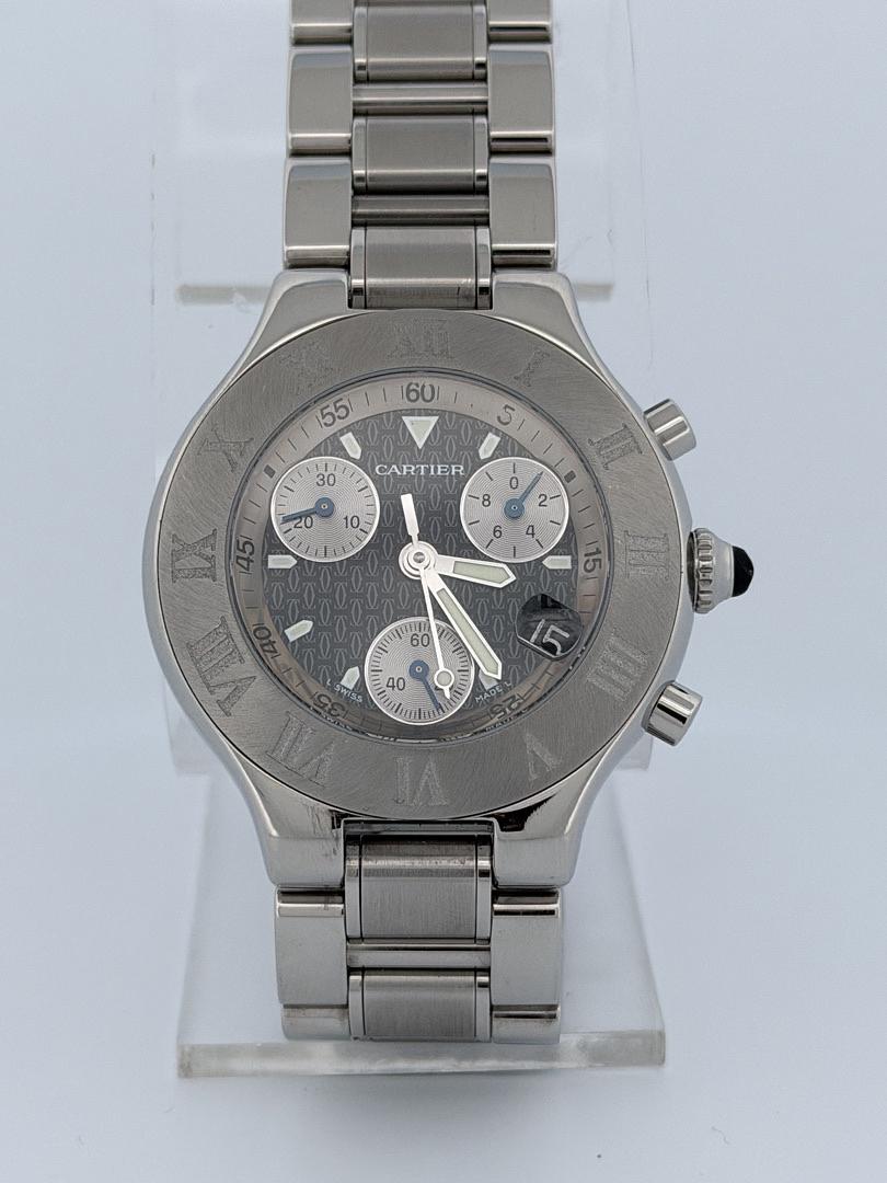 106398797-0 Cartier Chronoscaph 21 Chronograph Stainless Steel - Image 1