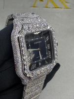 Cartier Santos Iced out Automatic Ref 4072 - Image 2