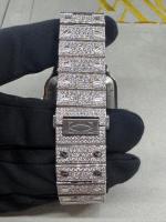 Cartier Santos Iced out Automatic Ref 4072 - Image 5