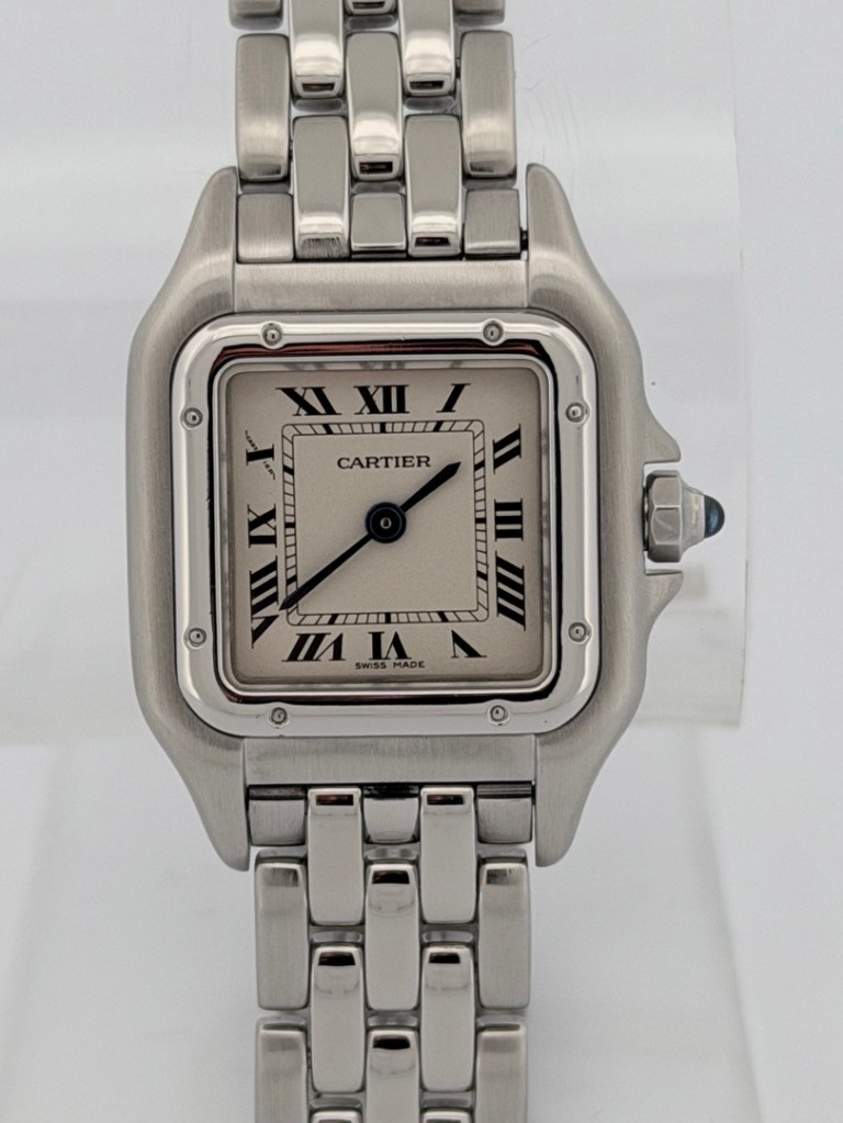 Cartier Panthère de Cartier 1320 Quartz Stainless Steel Roman Numerals 1990s