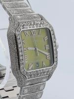 Cartier Santos Large "4073 Iced-Out" - Image 2