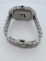 Cartier Santos Large "4073 Iced-Out" - Image 5