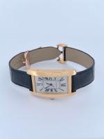Cartier Tank Americane Large Yellow Gold Leather band Ref WGTA0041 2021-2024 PAPERS $14,900 - Image 5