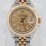 Rolex Datejust 28mm 2-Tone Champagne Dial Super Jubilee