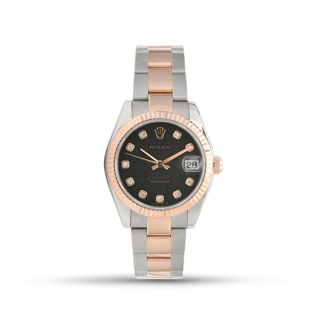 Stacked from 26 images. Method=B (R=8,S=4) Rolex Datejust - Image 1