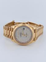 Rolex Day-Date President 40mm Yellow Gold Diagonal Motif Dial - Image 5