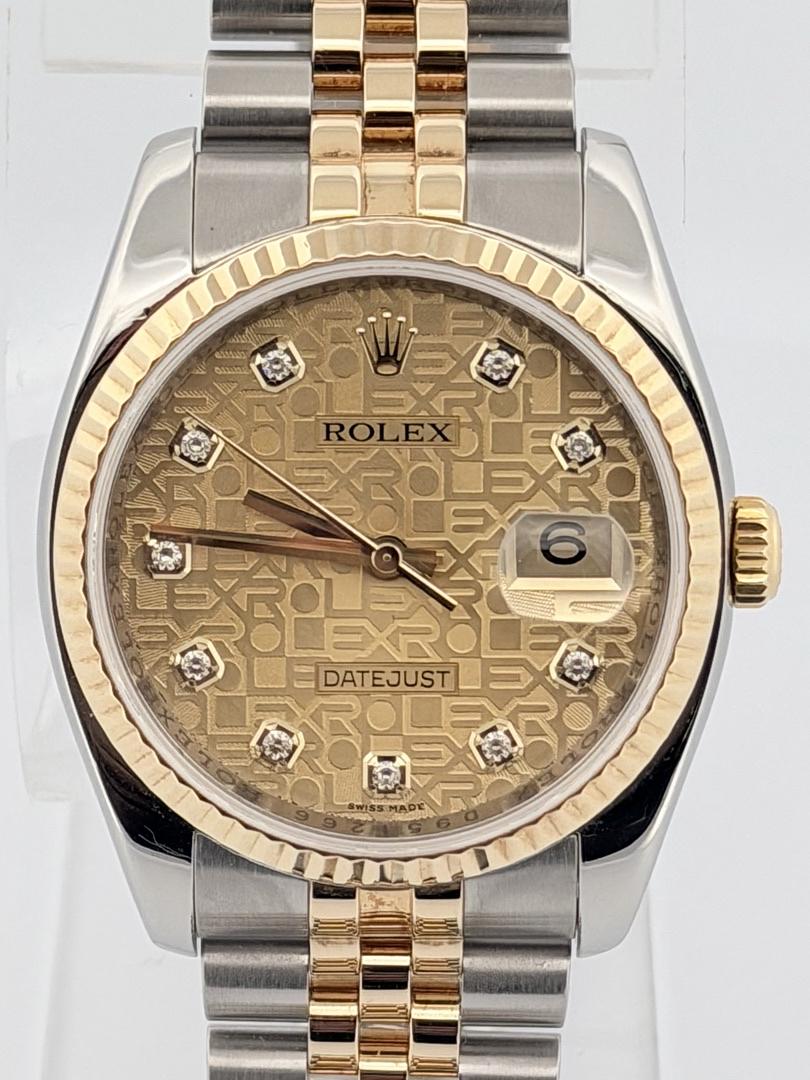 109419055-0-37 Rolex Datejust 36mm Two-Tone Yellow Gold & Stainless Steel Ref 116233 - Image 1