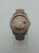 Rolex Datejust 41 126301 Iced Out Roman Diamond Dial