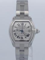 Cartier Roadster Medium 2510 White Dial 38mm Automatic Stainless Steel Naked