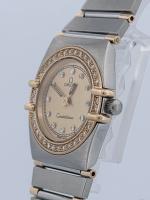 Omega Constellation Mini 22.5mm Diamond Bezel Quartz Two-Tone Stainless Steel & 18K Yellow Gold Naked - Image 4