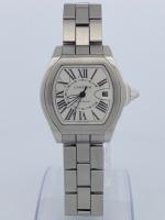 Cartier Roadster 3312 Silver Roman Dial 40mm Automatic Stainless Steel Date Bracelet Naked