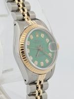 Rolex Lady-Datejust 26 69173 26mm Green Dial Two-Tone Gold & Steel Jubilee Bracelet - Image 2