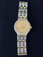 Omega De Ville Diamond Bezel Two-tone Yellow Gold Ladies