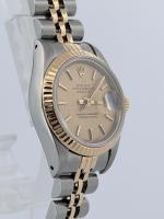 Rolex Datejust Linen Champagne dial 26mm Jubilee band Ref 69173 Non Quick 1986-1987 Naked - Image 2