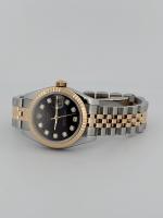 Rolex Datejust 26mm Two-Tone Steel & 18K Yellow Gold Black Diamond Dial - Image 4