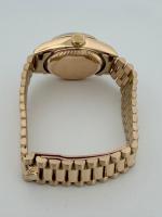 Rolex Lady-Datejust President 69178 26mm Factory Champagne Diamond Dial 18k Yellow Gold President Bracelet Fluted Bezel - Image 5