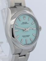 Rolex Oyster Perpetual Tiffany Blue Dial 31mm Oyster Bracelet Stainless Steel Smooth Bezel Automatic 277200 Naked - Image 3