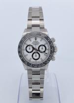 Rolex Daytona Panda 116500LN White Dial 40mm 2022 Automatic Ceramic Bezel Oyster Bracelet (11 Links) Stainless Steel Papers