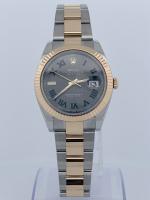 Rolex Datejust 41 Two-Tone 126333 Wimbledon Dial Fluted 41mm Automatic Steel & 18K Yellow Gold Oyster Bracelet Naked