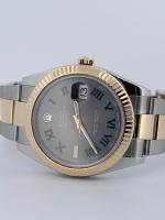 Rolex Datejust 41 Two-Tone 126333 Wimbledon Dial Fluted 41mm Automatic Steel & 18K Yellow Gold Oyster Bracelet Naked - Image 5