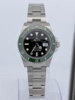 Rolex Submariner Date “Starbucks” 126610LV 41mm Black Dial Green Ceramic Bezel 12 links Automatic Oyster Bracelet Naked