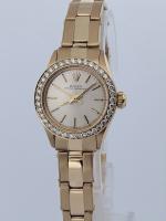 Rolex Oyster Perpetual Silver Dial 24mm Gold Bracelet 18K Yellow Gold 6802 Automatic Circa 1966 Naked