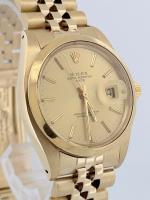 Rolex Date 1503 Champagne Dial 34mm Automatic 18K Yellow Gold Circa 1980 Jubilee Band Naked - Image 3