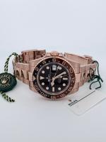 Rolex GMT-Master II “Root Beer” 126715CHNR 40mm Black Dial Black & Brown Cerachrom Bezel Automatic Oyster Bracelet 18K Everose Gold UnPolished 2024 Papers - Image 4