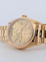 Rolex Day-Date President 18038 36mm Champagne Dial Yellow Gold Automatic Single Quickset President Bracelet Fluted Bezel 1985 Naked - Image 5