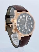 Patek Philippe Calatrava Pilot Travel Time 5524R-001 42mm 18K Rose Gold Brown Dial Automatic Brown Leather Strap 2023 papers - Image 2
