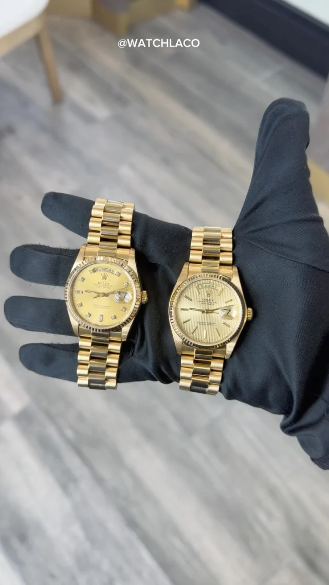 36MM President. Timeless for a reason. ⌚️✨
AVAILABLE NOW 

#rolex #36MM #goldwatch #watchla